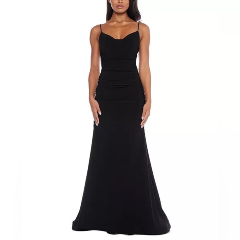 B Darlin Black Formal Maxi Dress